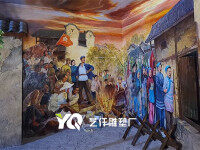 墙绘笔画客户案例