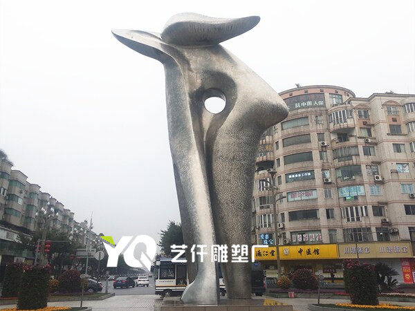 不锈钢校园雕塑